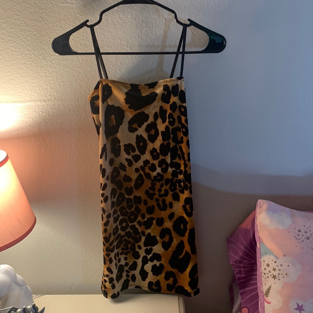 Leopard print dress